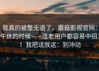 我真的被整无语了，蘑菇影视官网：午休的时候——连老用户都容易中招！！我把话放这：别冲动